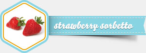 Strawberry Sorbetto